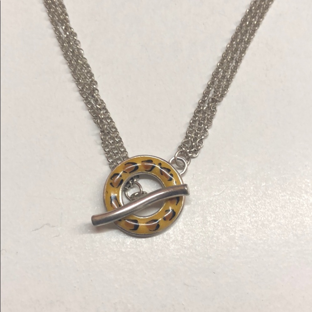 Estate David Sigal CA 925 STERLING Toggle Necklace